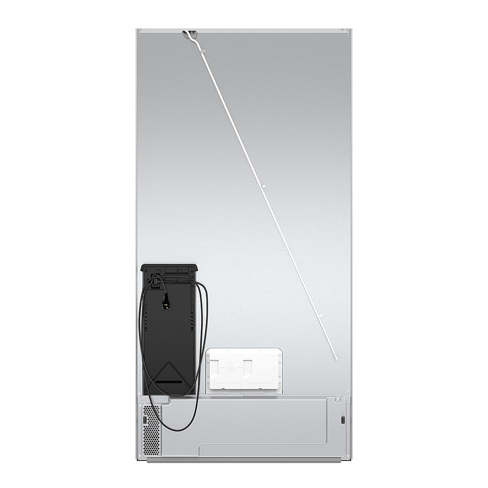 Bosch – 800 Series 20 Cu. Ft. 4-Door French Door Counter-Depth Smart Refrigerator with Beverage Cooler Drawer – Stainless steel - Image 7