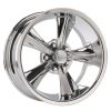 Rocket Racing R14-786145 Booster 17×8 Wheel, 5×4-3/4, 4-1/2 BS, Silver