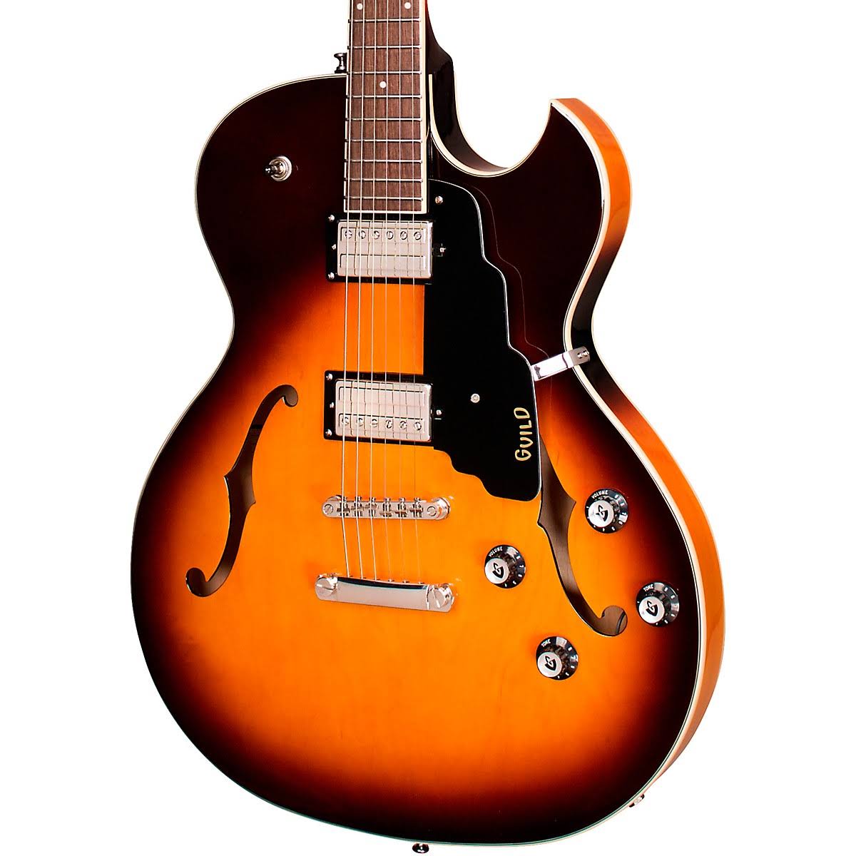 Guild Starfire I SC Semi-Hollow Electric Guitar – Antique Burst - Image 3