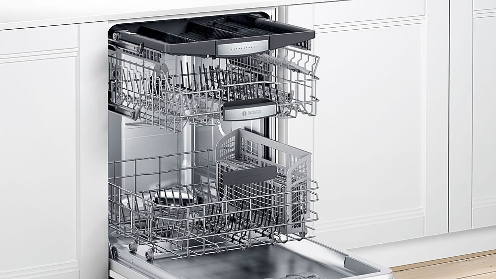 Bosch – 800 Series 24 Top Control Built-In Dishwasher with CrystalDry, Stainless Steel Tub, 3rd Rack, 42 dBa – Custom Panel Ready - Image 8