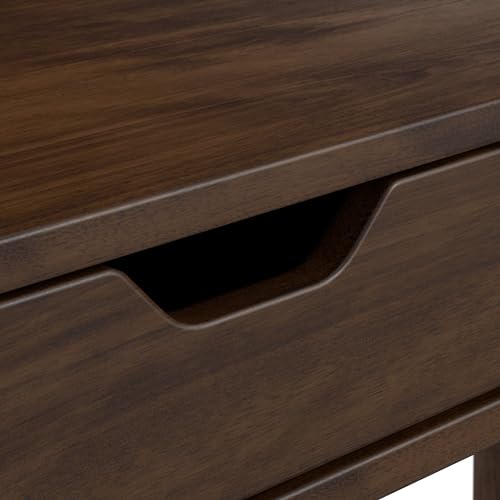 Bush Furniture Nora 54W Writing Desk in Dark Walnut | Computer Table for Home Office Workspace or Entryway - Image 7
