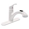 Moen CA87316W Renzo Single Handle Pullout Kitchen Faucet – Glacier