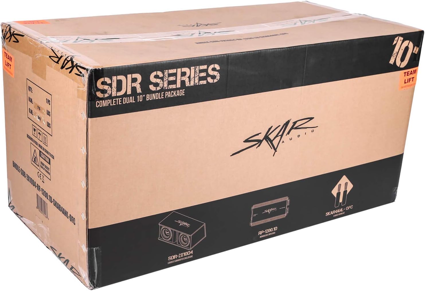 Skar Audio Dual 12 Complete 2,400 Watt SDR Series Subwoofer Bass Package – Includes Loaded Enclosure with Amplifier - Image 14