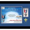 Eagle Scout Wood Shadow Box Frame, Black