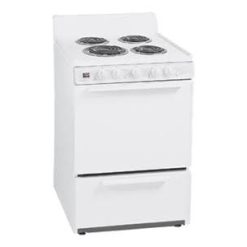 Alternative view of Premier 24 inch Electric Range (White)