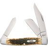 Case Large Stockman Amber Bone